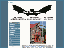 Tablet Screenshot of batguy.org